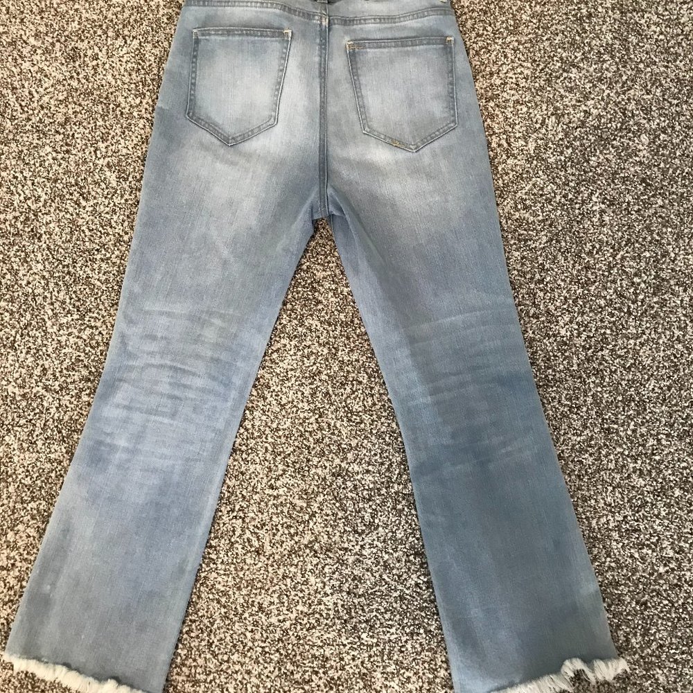 Francesca's High Waisted Light Wash Jeans